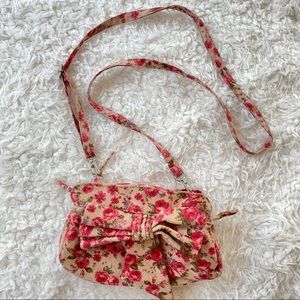 Plush Floral Crossbody